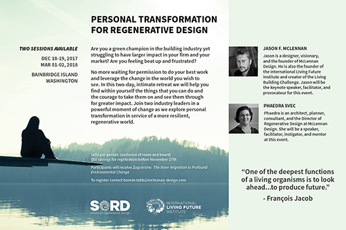 Workshop: Personal Transformation for Regenerative Design